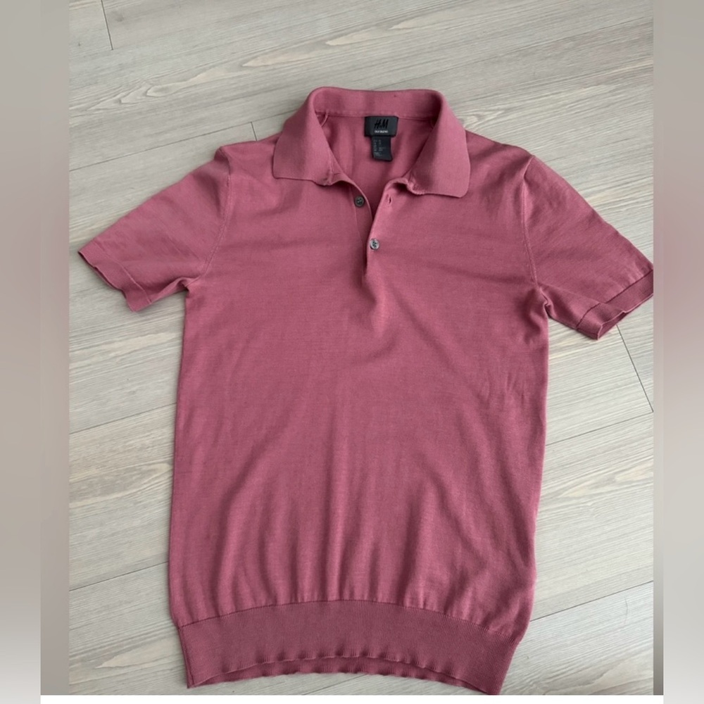 H&M Silk Blend Polo Size XS